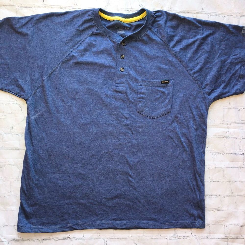 NWOT Mens XLarge Stanley SS Button TShirt